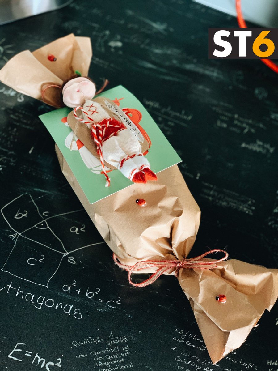 Честита Баба Марта от ST6! 🇧🇬
 
Бъдете весели, румени, засмени и нека здравето, щастието и радостта са в изобилие!  😊❤️ 
____________
Happy Granny Marta from ST6! 🇧🇬
 
We wish you health, joy, luck &amp; love! 😊❤️

#ST6 #ST6culture #presents #happiness #love