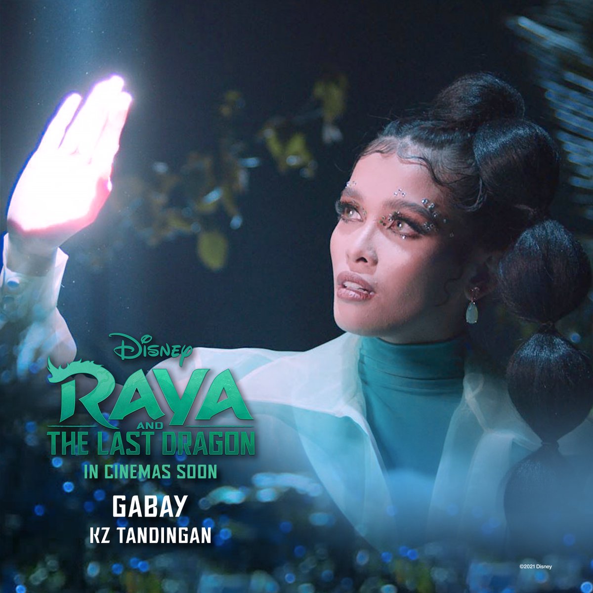 DisneyStudiosPH's tweet image. Asia&apos;s Soul Supreme KZ Tandingan will be lending her remarkable voice to an all-new song titled &quot;Gabay&quot; from Disney&apos;s Raya and the Last Dragon. This first-ever Filipino-language track from Disney will be coming your way very soon. Abangan! #DisneyRayaPH