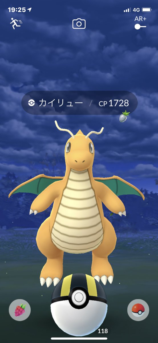 森園るきあ Pa Twitter 今のポケモンgoてカイリューですら野生で出るようになったんだなぁ