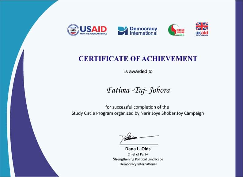 TujMitu's tweet photo. Alhamdulillah
Absolute Receipt at the end of 4 months of online study circle moderator ....

Thanks to Democracy International for its tireless efforts to create a coexistence between the political parties of Bangladesh. https://t.co/UzM7l4hgaa