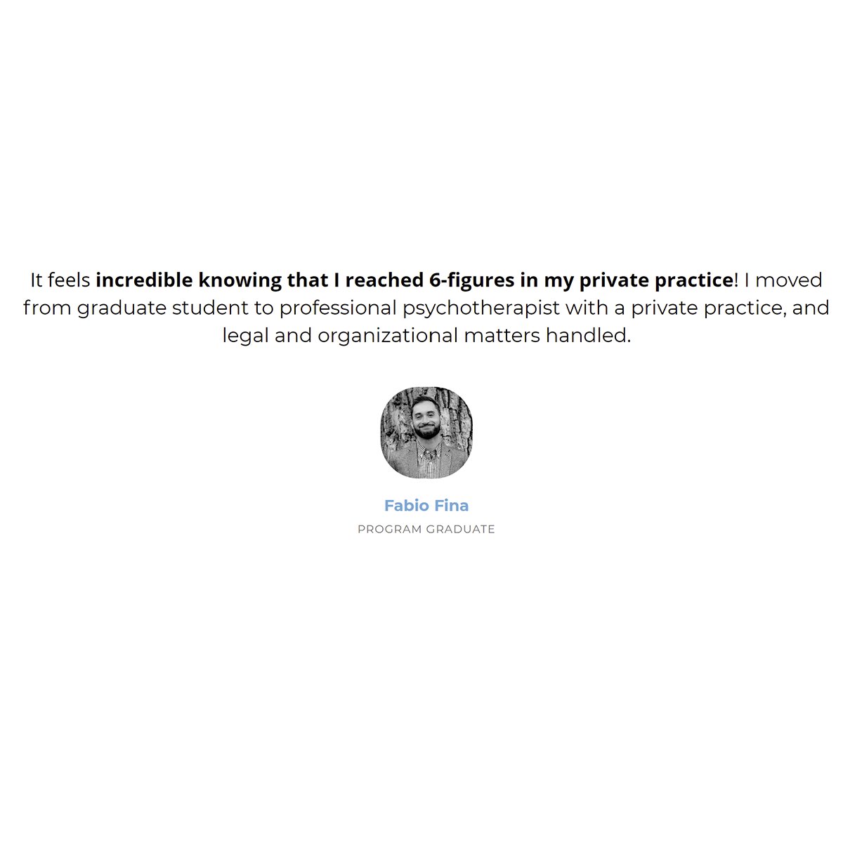 6figpractice's tweet photo. 😎 This member of our program grew to 6-figure revenue by simplifying marketing! 

💡 If you're a counselor (therapist) or a coach and you want to get the same results as our members, comment or message me with the word "details" and I'll send you the details! https://t.co/meCiU2vt80