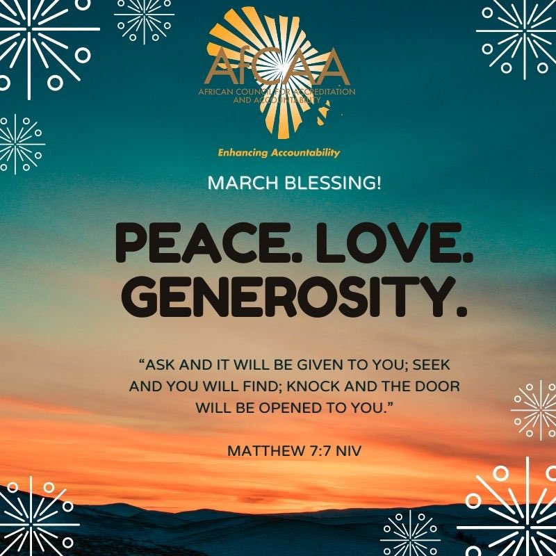 AfCAAOrg's tweet image. Sharing some March blessings your way. Blessed new month Beloveds!