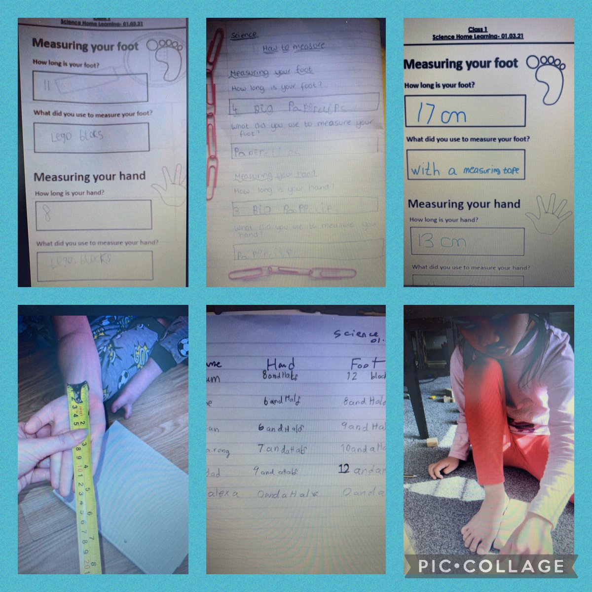 StGerardsWidnes's tweet photo. Class 1 have been solving problems in #StGerardsScience this afternoon by measuring their hands and feet βπΌπ¦ΆπΌ #StGerardsRemoteLearning https://t.co/36vdPuoZAT