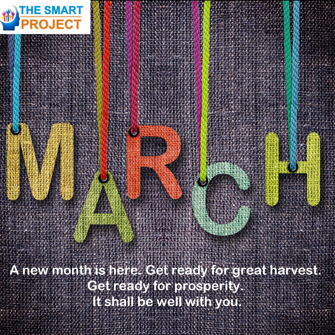 dsmartproject's tweet photo. It is March, start the new month with new hope and if this is your birthday month, be ready to celebrate. Be thankful for the life you left behind and be hopeful for the life coming ahead. Happy Birthday in advance March people
#dsmartproject
#helpsomeonetoday
#HappyNewMonth https://t.co/mjfGRmPHE6