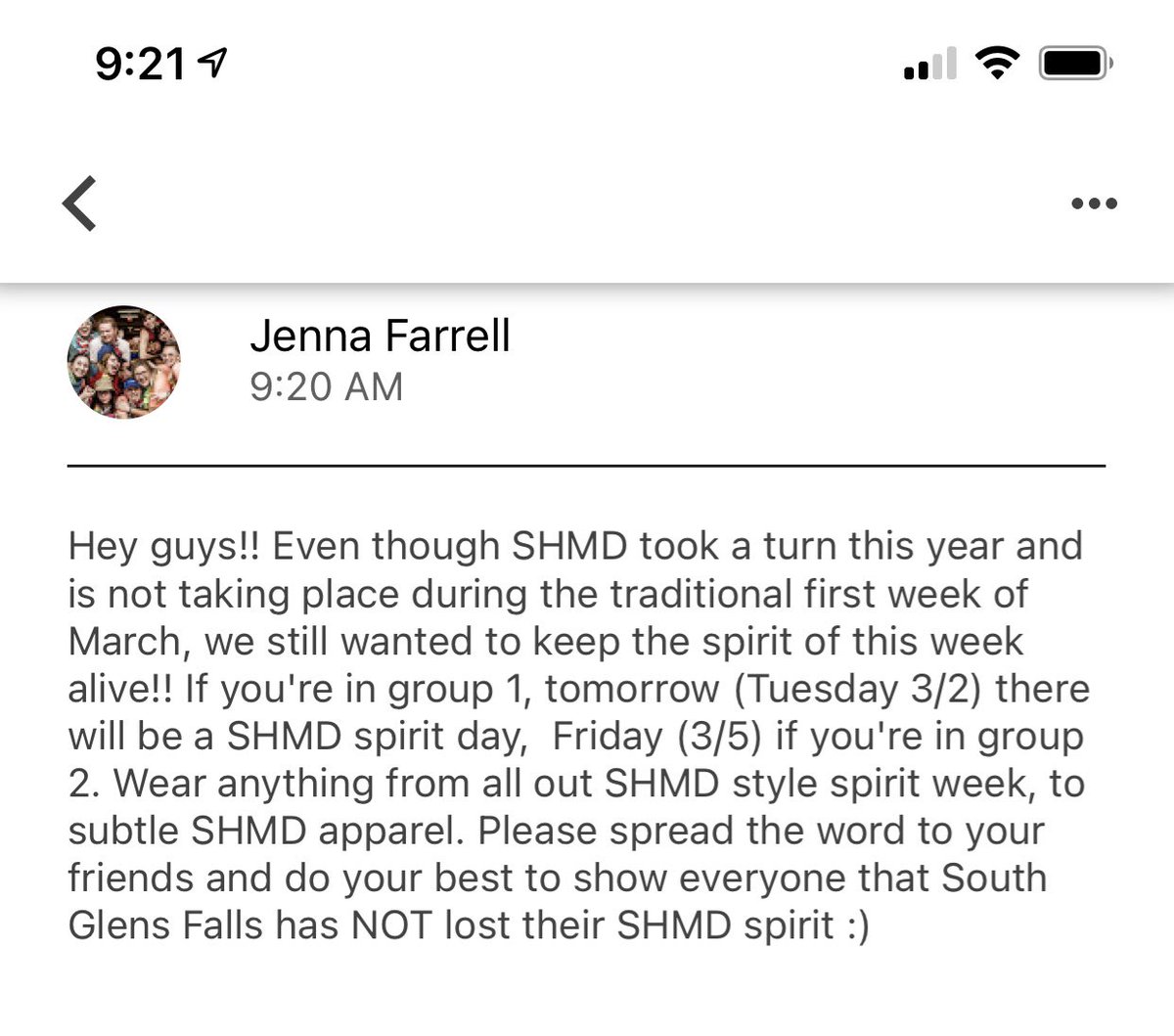 HEY YOU.... yeah you! Okay now that I have your attention, please remember to wear anything SHMD (from apparel to all out spirit week) this TUESDAY (3/2) FOR GROUP 1 and this FRIDAY (3/5) FOR GROUP 2❤️💙 Let’s show everyone that our #SHMD21 spirit is alive and well‼️ <a href="/shmdnow/">South High Marathon Dance</a>