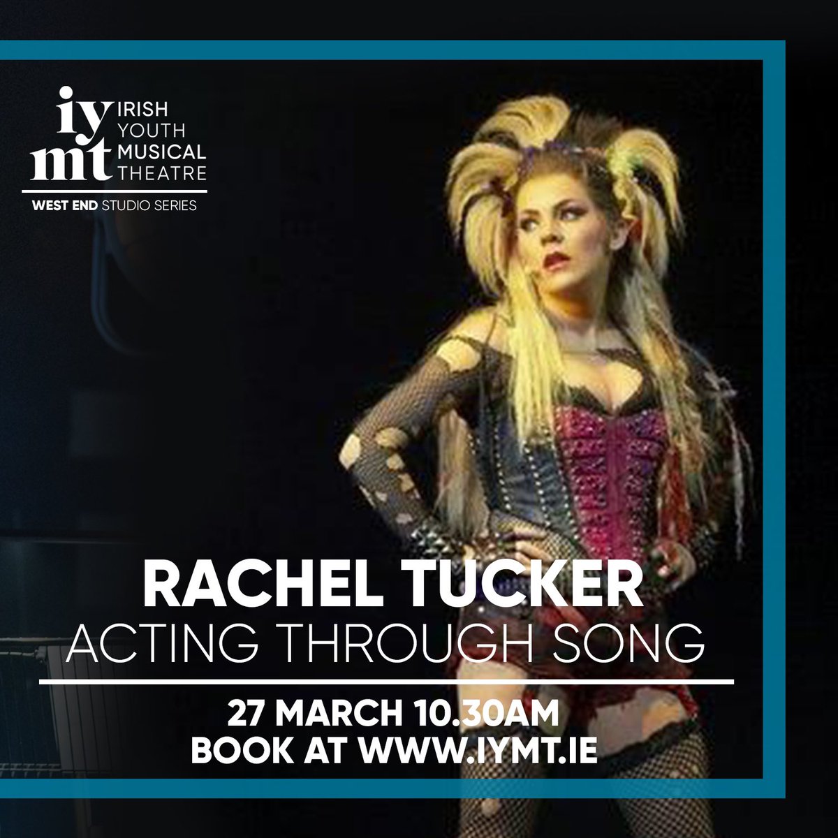 Irish Youth Musical Theatre (@irishyouthmt) on Twitter photo ⭐️❗️THE WIZARD AND I❗️⭐️
Our final #WestEndStudioSeries tutor is <a href="/wecomefromaway/">Come From Away</a> and <a href="/WICKED_Musical/">Wicked the Musical</a> star, <a href="/racheltucker1/">Rachel Tucker</a>! 🤩
Join the Wizard of Irish Musical Theatre for an intensive ‘Acting Through Song Masterclass’!🧙♀️
🚨BOOK NOW AT IYMT.IE🚨
<a href="/RIAMDublin/">RIAMDublin</a> ⭐️❗️THE WIZARD AND I❗️⭐️
Our final #WestEndStudioSeries tutor is <a href="/wecomefromaway/">Come From Away</a> and <a href="/WICKED_Musical/">Wicked the Musical</a> star, <a href="/racheltucker1/">Rachel Tucker</a>! 🤩
Join the Wizard of Irish Musical Theatre for an intensive ‘Acting Through Song Masterclass’!🧙♀️
🚨BOOK NOW AT IYMT.IE🚨
<a href="/RIAMDublin/">RIAMDublin</a>