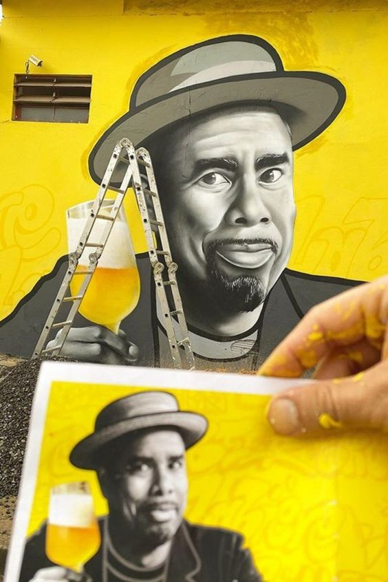 RioClaroGrupo's tweet photo. No destaque o Mestre Cervejeiro Garrett Oliver retratado pelo artista @leo_dco no Sujinho´s Bar em Rio Claro-SP

#rioclarosp #rioclarogrupo #rioclaro #rio_claro https://t.co/2Cj24m97y0