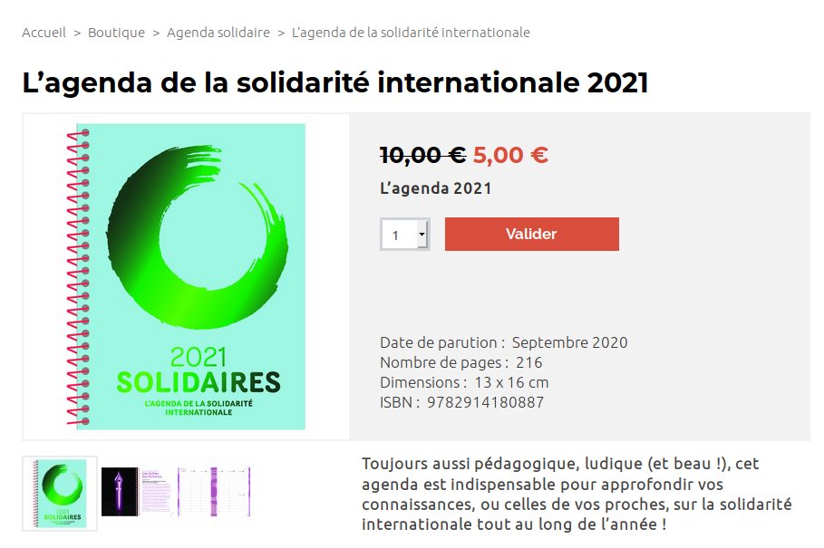 reseau_ritimo's tweet photo. Profitez-en, l'#agenda solidaire 2021 est désormais au petit prix de 5 euros!
👉https://t.co/oT87IZ74Ef https://t.co/5OLGUW2rQx