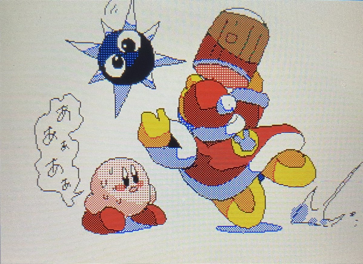 カービィ 「あああああああああああああ!!!! 」|GA-CHANのイラスト