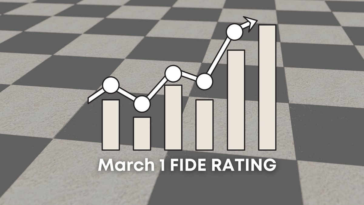 📈 The #FIDErating - FIDE - International Chess Federation