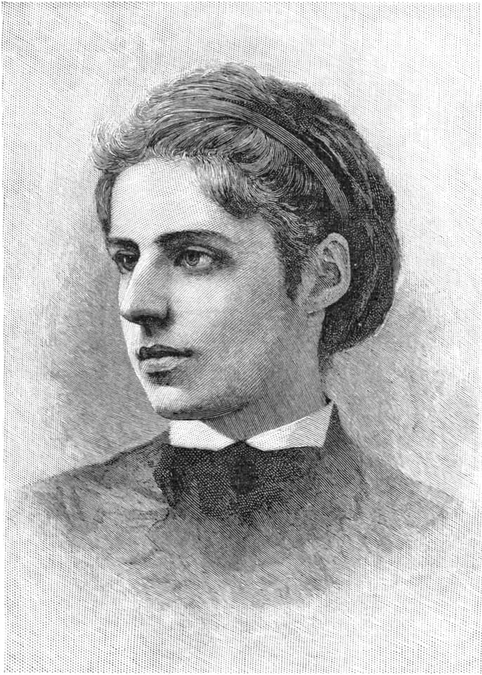 StatueEllisFdn's tweet photo. Kicking off #WomensHistoryMonth with author, poet &amp; activist, Emma Lazarus. Best known for “The New Colossus" written in 1883, the sonnet raised money for the construction of Lady Liberty's pedestal. In 1903, the sonnet was cast in bronze and mounted on the pedestal! 🗽 https://t.co/JPIhoPRDq4