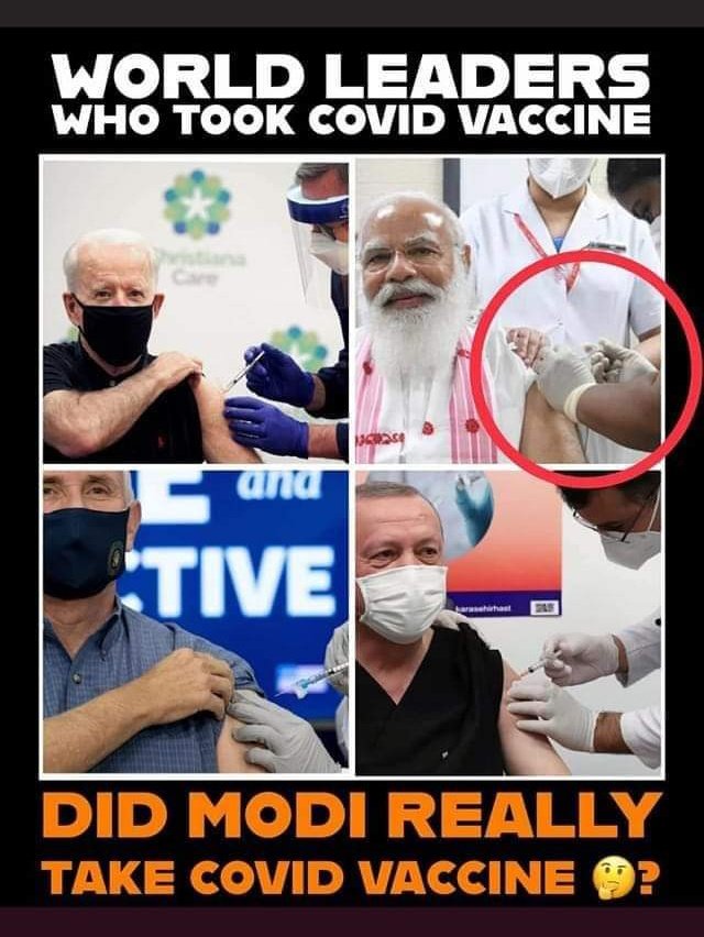 maulinshah9's tweet photo. I smell rat. #ModiVaccinated https://t.co/Xvzmz7AHoE