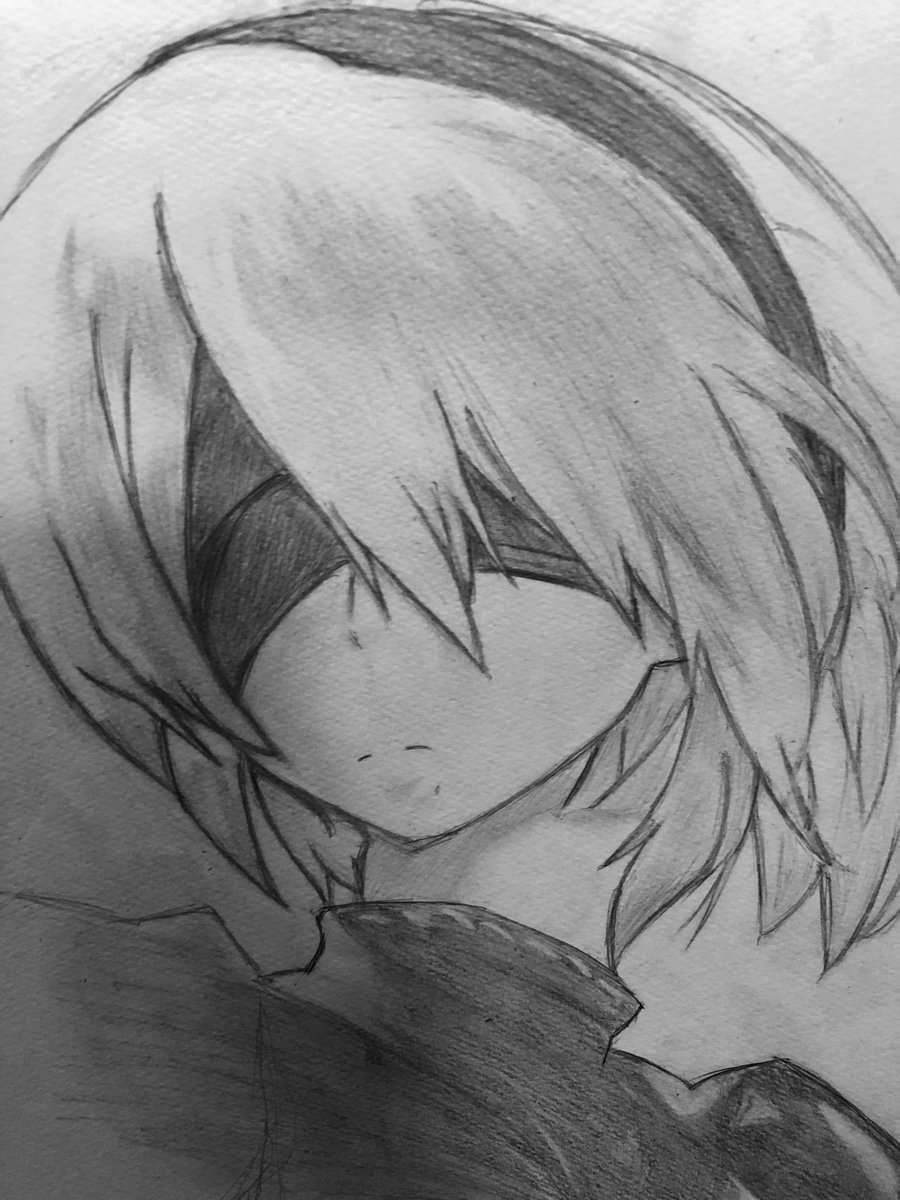 STLM_18's tweet photo. ヨルハ二号B型描いてみた
ゲームはいつかやりたいな〜
体はそのうち描くw

#模写
#ニーアオートマタ https://t.co/EqpoZtYTR5