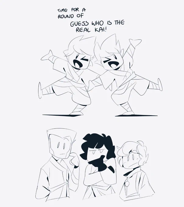 There's this Smith Twins AU where Nya and Kai like to dress up as each other to mess with people and I just- 