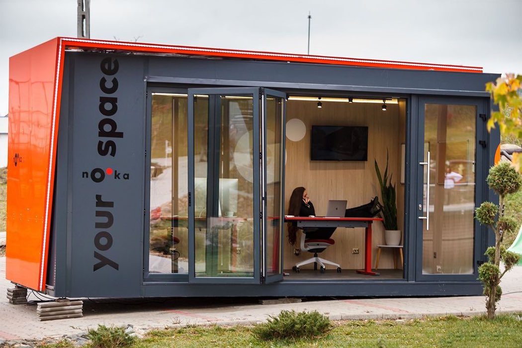 beyondrelation's tweet photo. Designers: @nookaspace

Nooka calls these sheds ‘proximity office space’ that people can lease or re-rent, Airbnb-style, to others. These office sheds can also be shared by communities for remote working and remote learning even after the pandemic. https://t.co/YRYuQoyjTQ