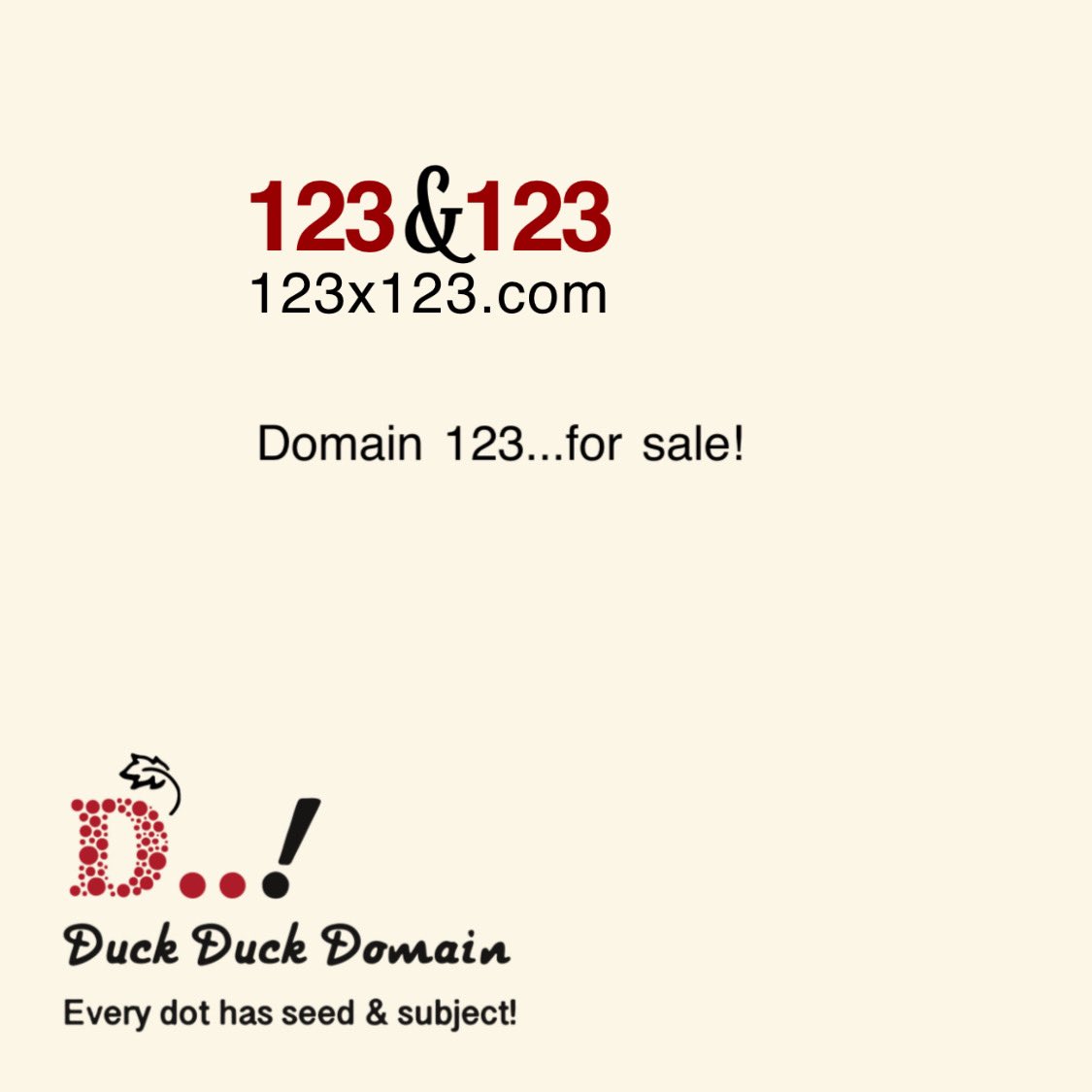 duckduckdomain's tweet image. 123 &amp;amp; 123....

General, Simple and easy to remember domain for sale. 

123x123.com
duckduckdomain.com

#onetwothree #duck_duck_domain #duckduckdomain #brandable #brand #simple #effective