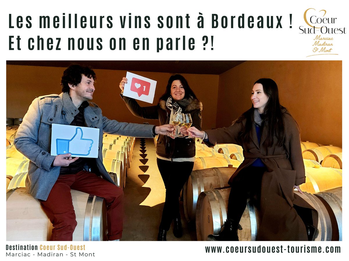 💡Dans la série des bonnes raisons de ne pas venir chez nous : voici la sixième ! 👇
W/ Château Laffite-Teston à Maumusson-Laguian (32) 🍇
#coeursudouesttourisme #exploremongers