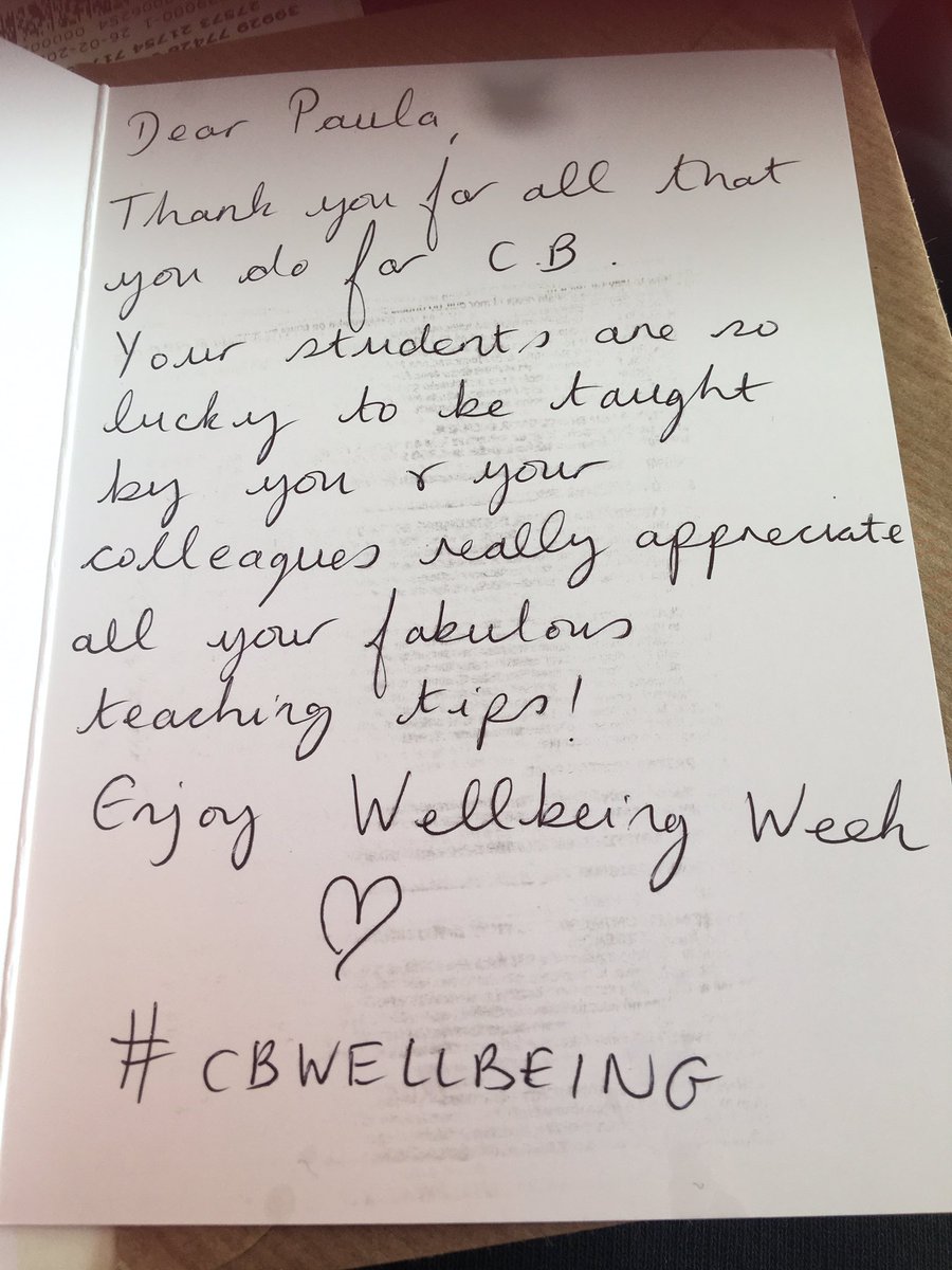 On a day of mixed emotions with the younger kids going back to school, this was just the ‘pick me up’ I needed today ❤️ Thank you @cbstcouncil for being so thoughtful 

#cbwellbeing