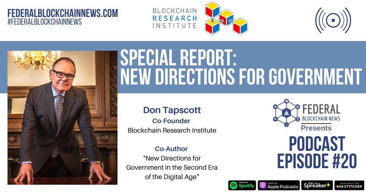 @BlockchainRI's new Special Report "New Directions for Government in the Second Era of the Digital Age" calls for the Biden-Harris Administration to uproot generations of legacy federal IT to leverage blockchain, IoT, and AI. <a href="/dtapscott/">Don Tapscott</a> <a href="/DigitalChamber/">The Digital Chamber</a> 

bit.ly/fedblockchainn…