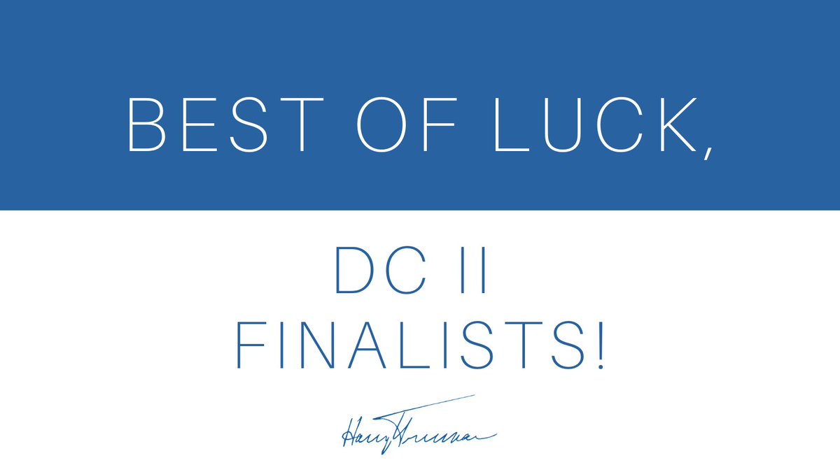 Our last panel! 

Good luck to our Maryland, Ohio &amp; West Virginia finalists interviewing with the DC II panel today! #Truman21