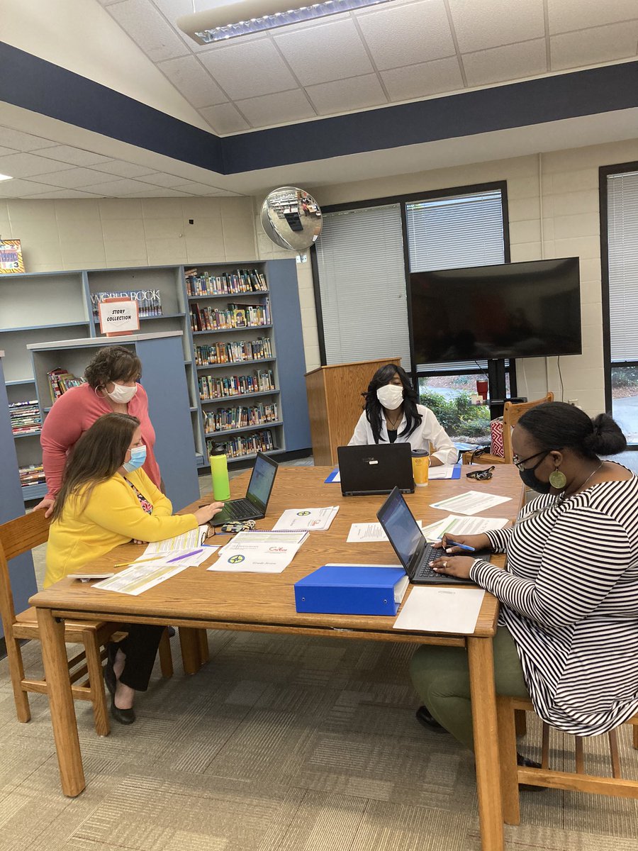 HMSBCSS's tweet photo. Being a Professional Learning Community (PLC) is a no brainer. @HMSBCSS teachers are using UbD to write/revise units for next year. @ButtsCoSchools https://t.co/I6iKwObNqQ