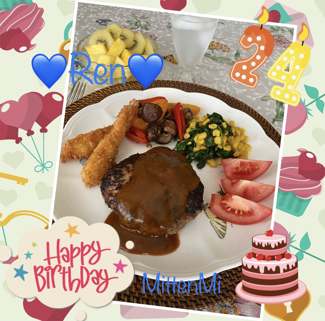 Mimi Con S Tweet 蓮ちゃん 24歳のお誕生日おめでとう みんなからのケーキやイラスト メッセージがもう沢山沢山 もうもうジーン 多幸感に包まれてます トレンドも1 3位独占凄いね Happyrenday Jo1川尻蓮誕生祭