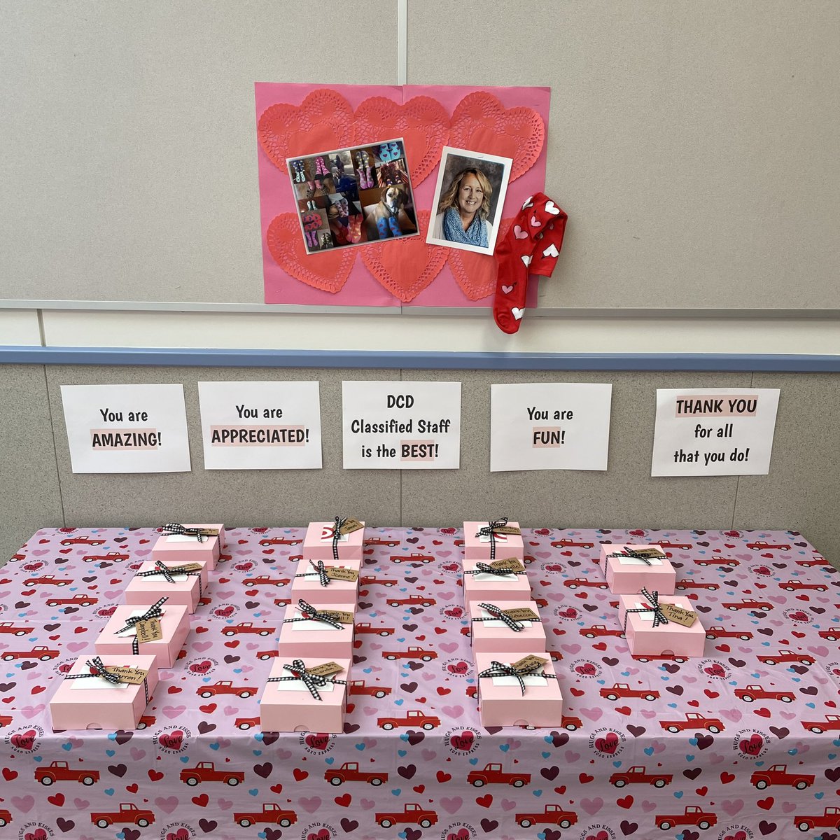 We love our classified staff at DCD! We are so fortunate to have such a great team of people working so hard for students and families everyday! #DCDK8School #InspireEmpowerTHRIVE <a href="/BarbKeeton/">Barb Keeton</a> <a href="/greshamschools/">Gresham-Barlow SD</a>