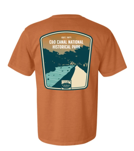 CanalTrust's tweet photo. We are thrilled to announce the C&amp;O Canal Collection in partnership with Route One Apparel! Get this beautiful towpath design on a blue or orange t-shirt and wear it on your next towpath exploration. A portion of the proceeds support the C&amp;O Trust! https://t.co/DypCSVmoA5 https://t.co/oLTHMrDu5q