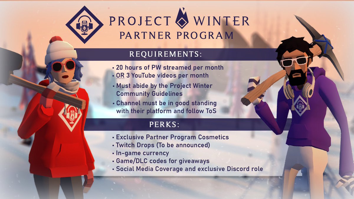 project winter roles project winter roles