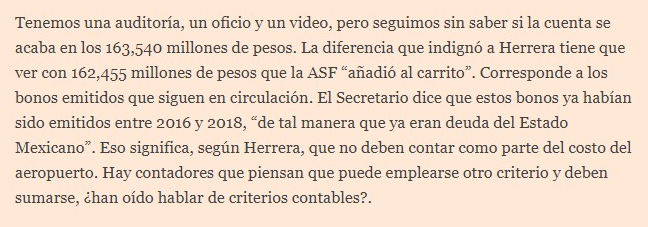lmorfina's tweet photo. Son capaces de hacer que el asunto quede enterrado, como todas los caprichos del presidente. Pero, el presidente dijo que el costo de cancelación del aeropuerto sería de $100,000 millones de pesos. Herrera, ya acepto que hay exceso en el costo del 65%. https://t.co/6EO1uUd7KL