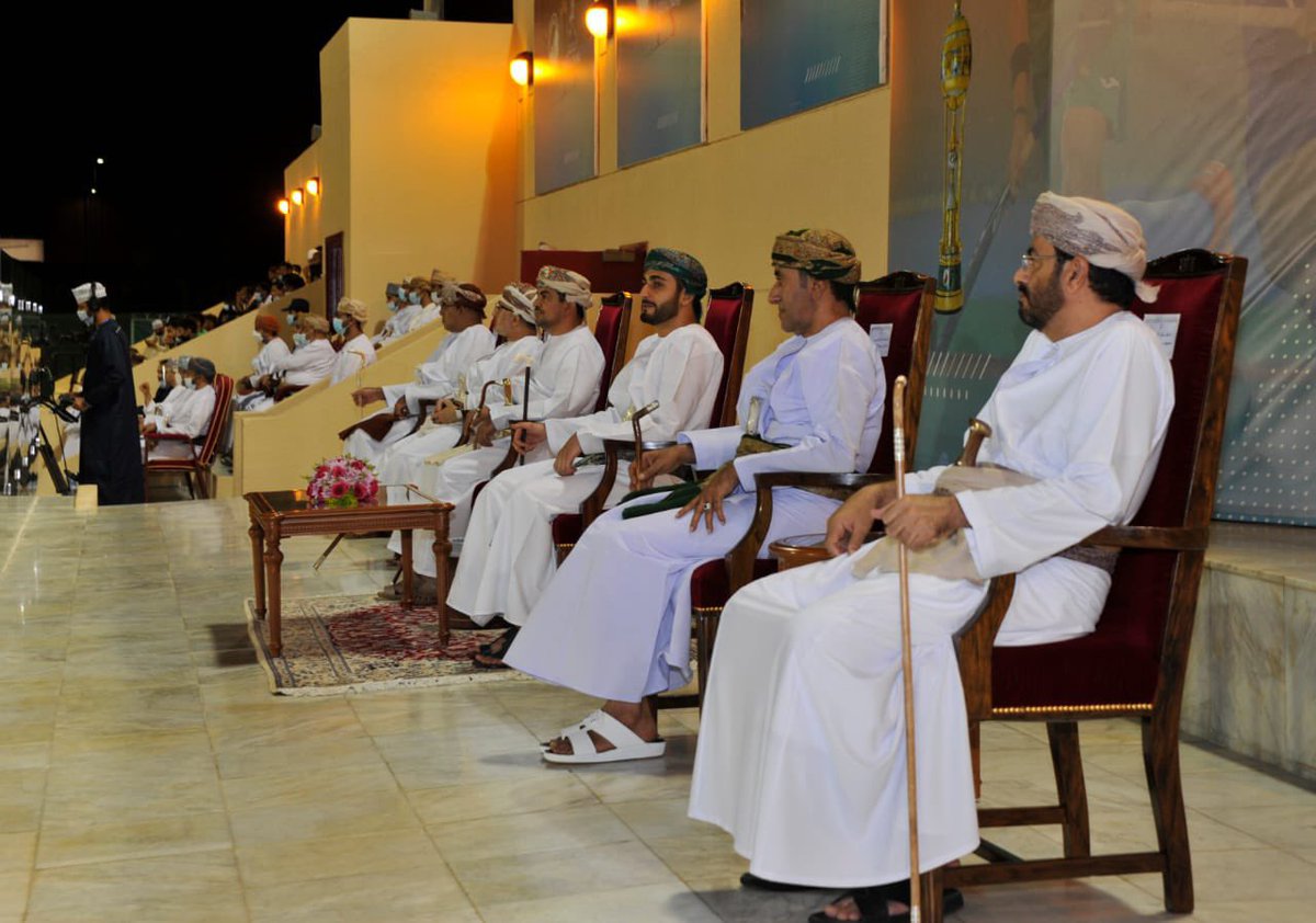 RoyalOmanFamily's tweet photo. بحضور صاحب السمو السيد #ذي_يزن_بن_هيثم آل سعيد وزير الثقافة والرياضة والشباب وتحت رعاية معالي الدكتور عبدالله بن ناصر الحراصي وزير الإعلام
انطلاق نهائي كأس جلالة السلطان للهوكي بين ناديي أهلي سداب وبوشر في نسخته الـ 50 بملعب الهوكي بمجمع السلطان قابوس الرياضي ببوشر https://t.co/llgn5axazi