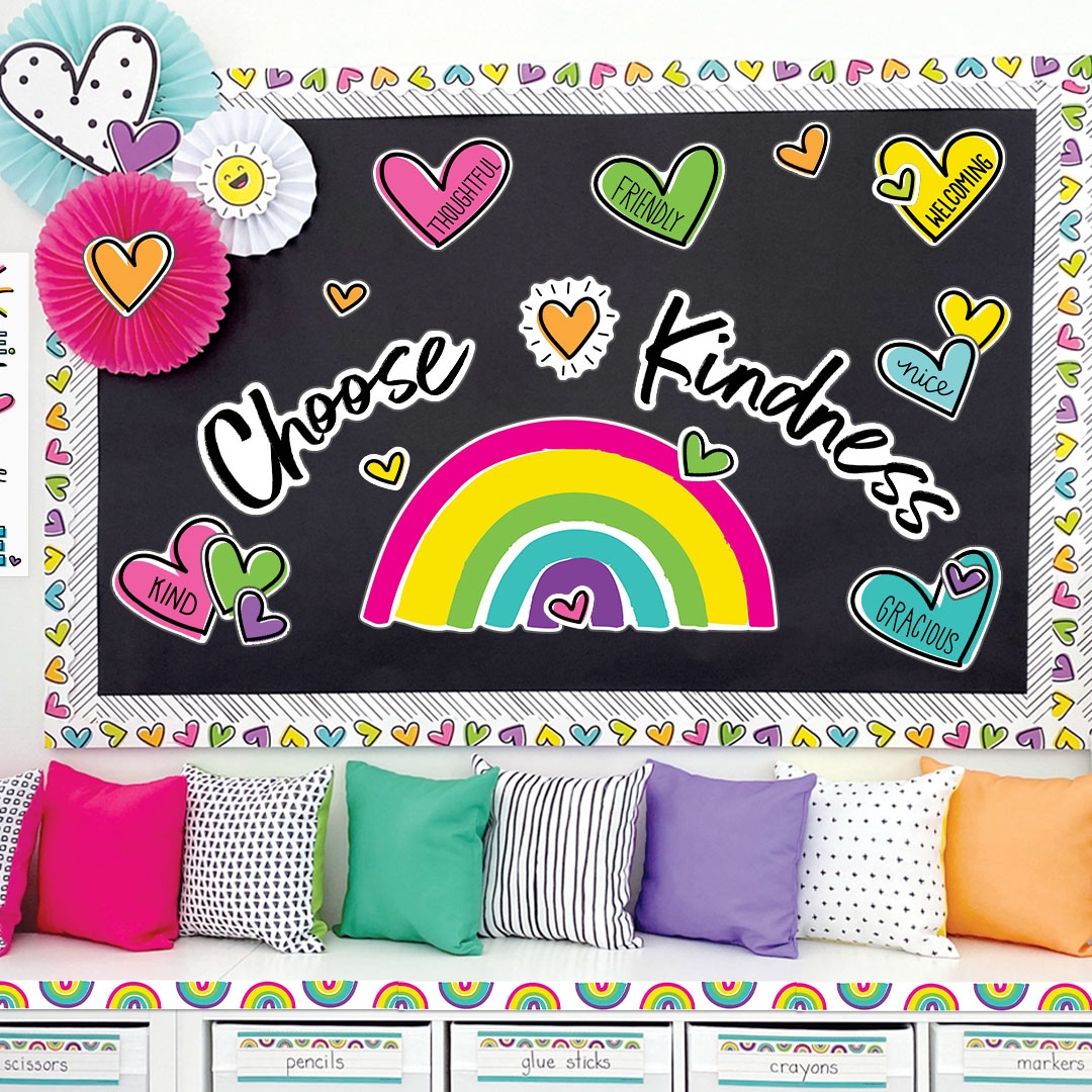 In honor of World Compliment Day, highlight the importance of being kind to one another with the bright, animated positivity of the Kind Vibes Collection. 🌈