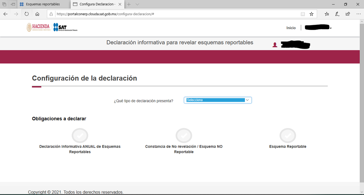 Gabriel_GT_1996's tweet photo. @SATMX ¿Cómo genero una copia de la informativa de Esquemas Reportables que presentó el Contribuyente? https://t.co/Dr8VoEWewA