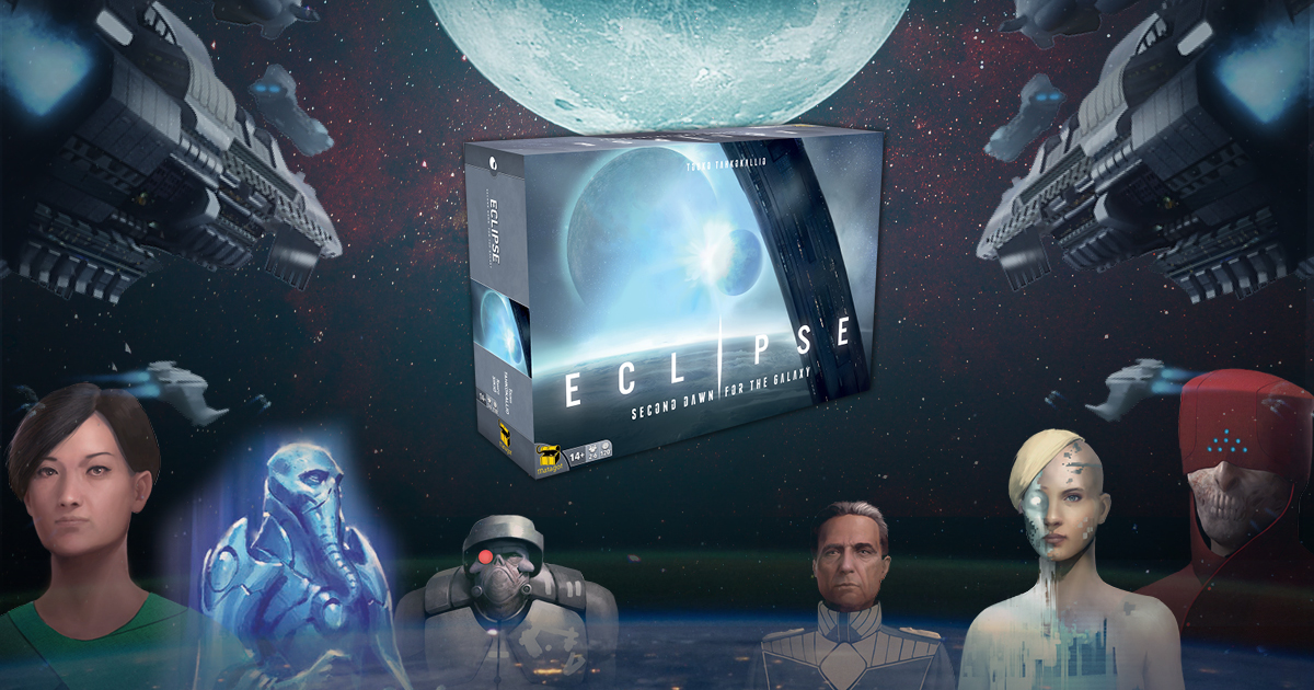 Nouvelle sortie de ce mois de mars chez #Matagot, l'arrivée du jeu #EclipseSecondDawnForTheGalaxy 🚀
La nouvelle édition avec un gameplay optimisé et des composants upgradés. Un mélange de stratégie, de gestion de ressources et de combat spatial avec 149 miniatures détaillées 😱