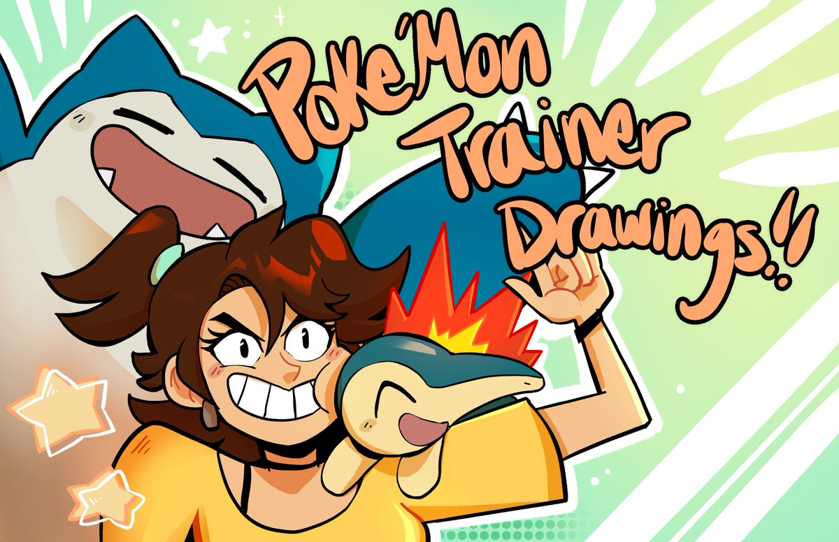 Snazzychipz's tweet photo. HAPPY BIRTHDAY POKEMON!!!

In honor of Pokémon's 25th Anniversary, I'm opening up special $25 Pokémon Trainer Commissions! 

For $25 you'll get a full-body, fully colored drawing of yourself or a character &amp; any 2 Pokémon of your choice!

Please fill out the form below to get one https://t.co/umQfE2fmCC