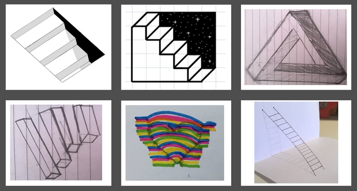 Sci_BHS's tweet image. Following a lesson with S2s finding out how the eye processes information differently between different people, they attempted their own optical illusions (even those tech savvy on their iPads!).