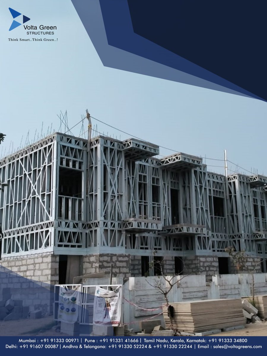 VoltaGreens's tweet photo. Our Light Guage Steel Frames technology will help build your structures faster, making them stronger and durable for longer period of times.
#VoltaGreenStructures #SteelConstruction #ModularSteel #ModularConstruction https://t.co/XdqOgFvWsr