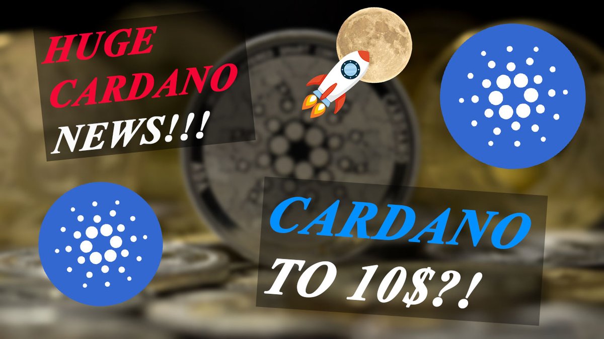 HUGE CARDANO NEWS! Cardano Price Prediction 2021

<a href="/Cardano/">Cardano Community</a> #CardanoADA 

youtu.be/GzU8YX1oZ8Q