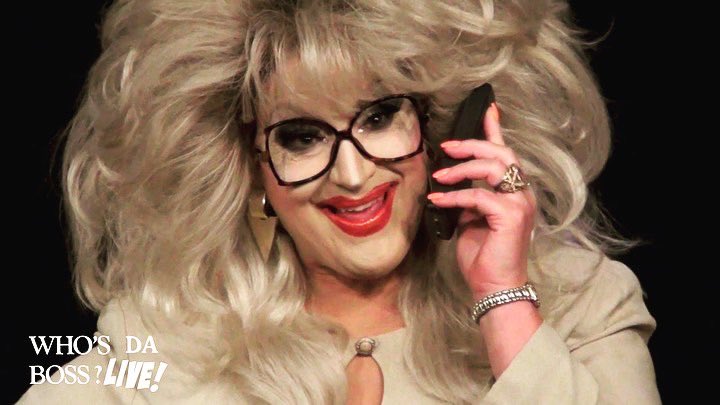 PTMediaLLC's tweet photo. Jackie/Judith/Angela is calling to make sure you have your ticket to watch Who’s Da Boss? The lost tapes this Sunday 3/7. It’s a hoot and you don’t need to have watched the original sitcom to laugh your butt off with this cast! Grab your ticket now at https://t.co/xJMBeV7FAE https://t.co/ijZeD2142b