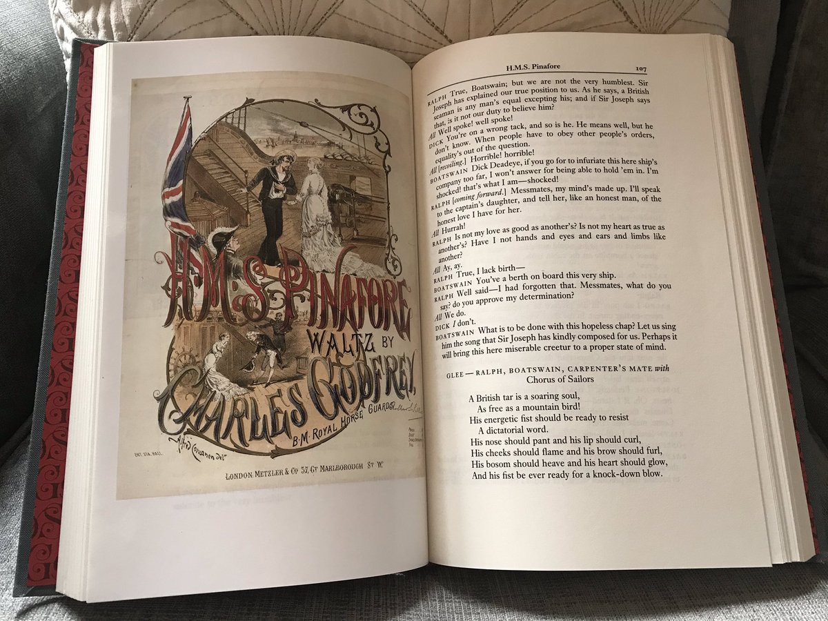 NicolaLisle1's tweet photo. Treated myself to this gorgeous @foliosociety 2 volume set of the Savoy Operas. Spotted it on Amazon and just had to have it! 😊 Isn’t it fabulous?! #SavoyOperas #GilbertandSullivan 🎶🎵🎭 https://t.co/tKCgxIuc6H