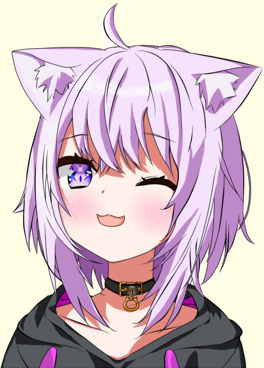 猫又おかゆ 「ちょうど一年前
全ての始まり
#私はここまで成長しました見た人も晒す 」|海夜【ミヤ】ちくわ大明神のイラスト