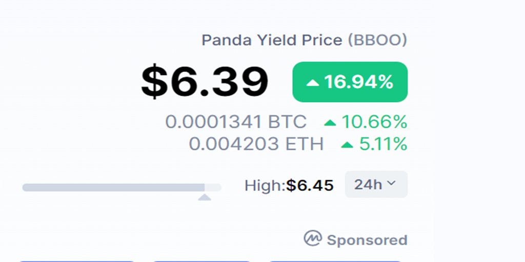 GayaCrypto's tweet photo. Best way to start the week!!! #BBOO #PandaYield
https://t.co/xNj7u2JLJz

The most loved #yieldfarm on #BinanceSmartChain 

#cryptocurrencies #BNB #Coinmarketcap https://t.co/H5gqYNCB6E
