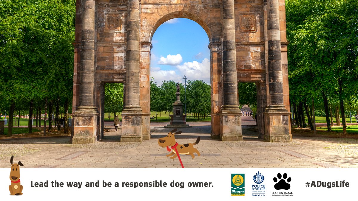 GlasgowCC's tweet photo. Meet Dug 🐶👋

This month we'll be helping you better understand #ADugsLife with top tips from our Dog Wardens and partners @GreaterGlasgPol &amp; @ScottishSPCA to keep dogs safe and owners responsible!

Keep an eye out for Dug throughout March 👀🐾 https://t.co/h23UttvOVF