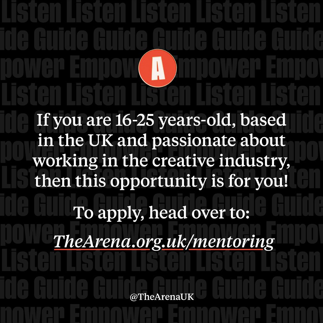 TheArenaUK's tweet image. Help us spread the message far and wide! Retweets from lecturers, tutors, parents &amp;amp; peers all much appreciated ✨