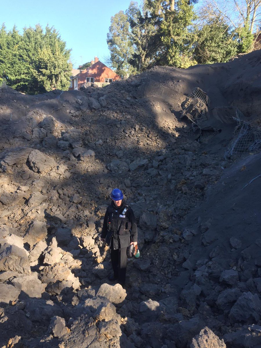 There’s a large hole in Exeter.
Police are looking in to it.