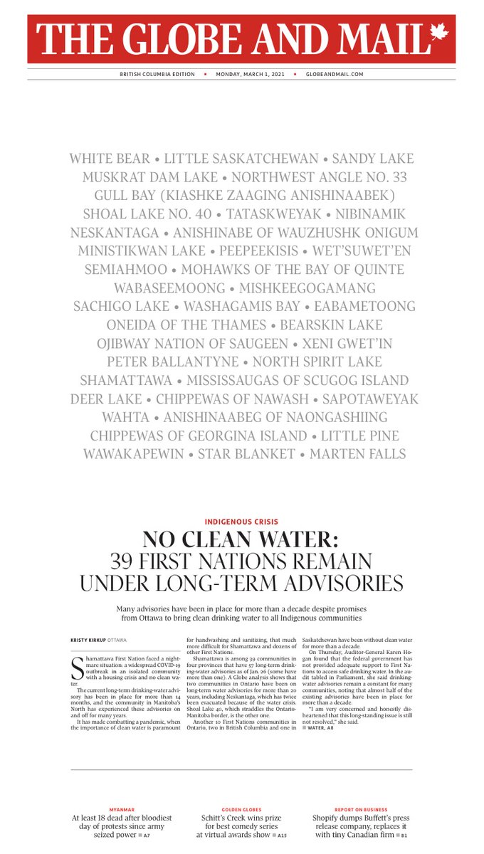 The front page of @globeandmail today.
Story here:
https://t.co/SB7a9peXbz #cdnpoli https://t.co/LNfVJOq1UL