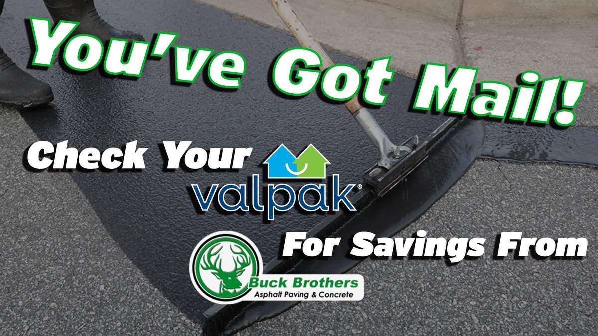 Do you get mail? Well then you get Valpack!

Look inside for a special surprise from Buck Brothers!