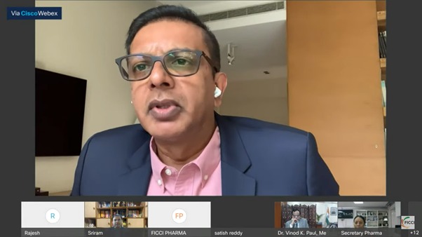 Ind_Pharma's tweet photo. "We needed to become patient-centric. We started looking at the needs of the patients instead. What can be done in the interests of the patients through the doctor’s prescription"-Mr. @Satishkreddy, Chairman @drreddys at #IMD &amp; #IP https://t.co/cdeqw7HsYt