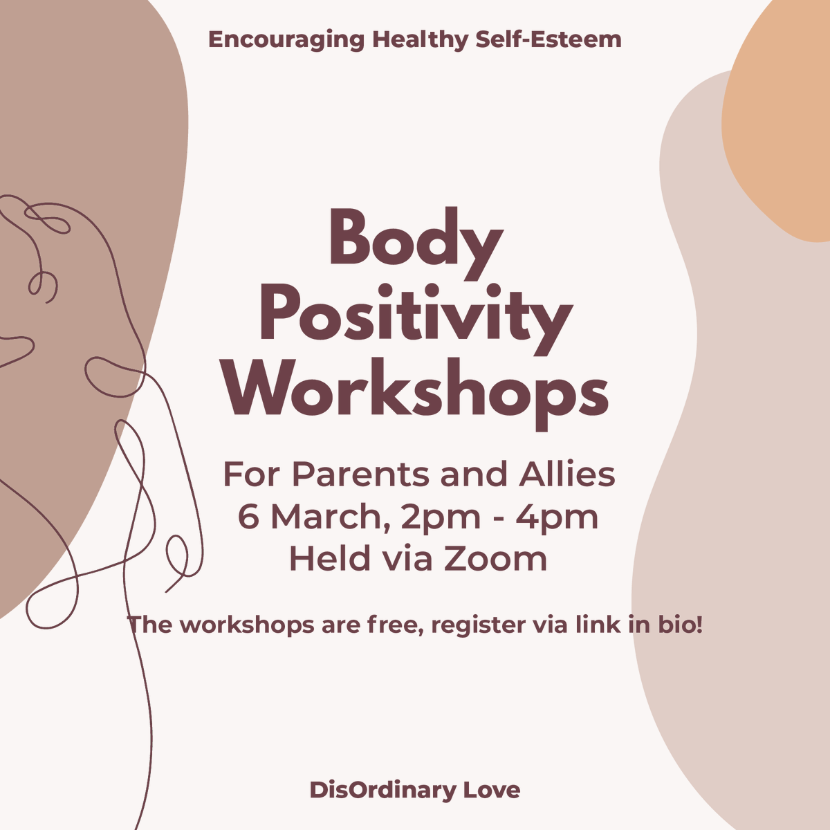DPASG's tweet photo. Don't forget to sign up for our Body Positivity Workshop happening via Zoom on 6 March, 2pm to 4pm. This workshop is for Parents and Allies on how they can encourage a healthy body understanding, as well as build healthy self-esteem amongst youth with disabilities. https://t.co/UAAYSdzpPu