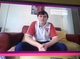 MrsMorganIHS's tweet photo. Llongyfarchiadau to Luke Parfitt for Cynon cobras on being this year’s Bardd yr Eisteddfod! 🐍🏴󠁧󠁢󠁷󠁬󠁳󠁿 #MacsEisteddfod so proud of you, Luke! @MissDavid_ 🎉 https://t.co/IAg4zVBmpE